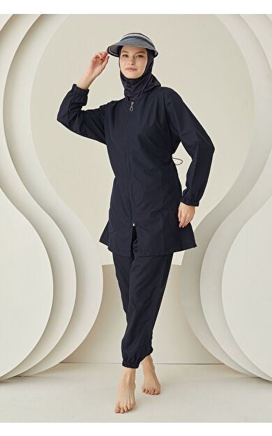 NBB Lacivert Modern Tesettür Mayo