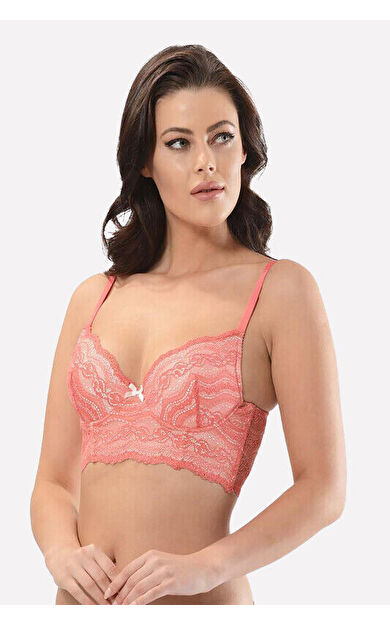 NBB Nar Çiçeği Hafif Destekli Kısa Büstiyer