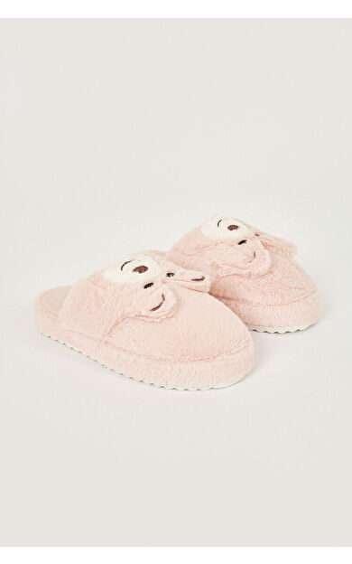 Pembe Pandalı Ev Terliği