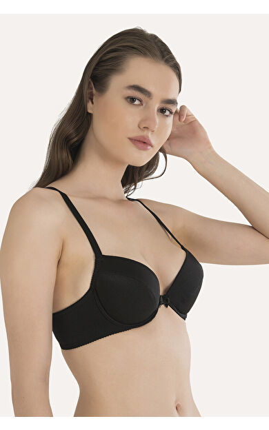 NBB Siyah Çıkarılabilir Destekli Mikro Sütyen
