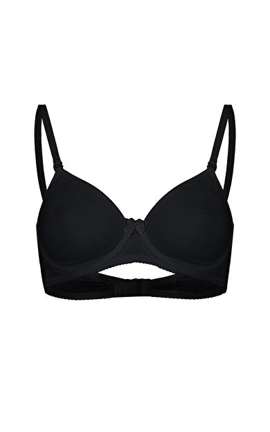 Siyah Desteksiz Toparlayıcı Sütyen