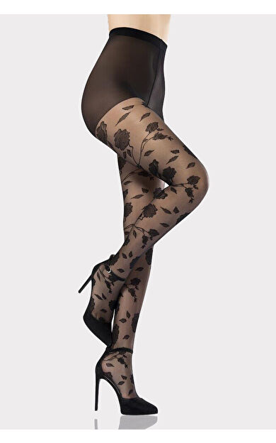 NBB Siyah Elızabet Külotlu Çorap