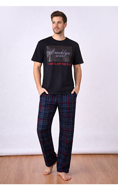 Siyah Erkek Pijama Takım