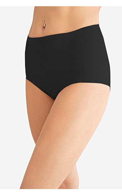 NBB Siyah Lazer Kesim Yüksek Bel Karın Toparlayıcı Korse