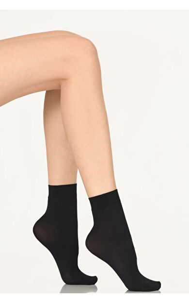 NBB Siyah Soft 50 Denye Soket Çorap