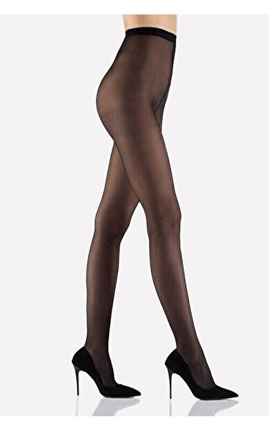 NBB Siyah Süper İnce 10 Denye Külotlu Çorap