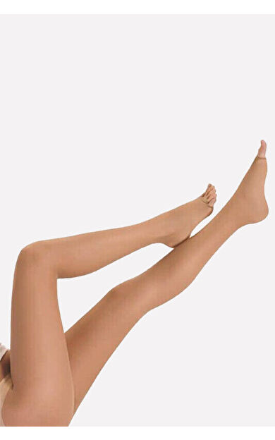 NBB Ten Rengi 10 Denye Burnu Açık Külotlu Çorap