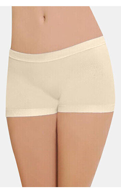 Ten Rengi Dikişsiz 3lü Ağlı Şort Külot