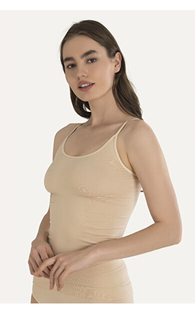 NBB Ten Rengi İnce Askılı Seamless Atlet