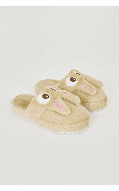 Vizon Tavşanlı Ev Terliği