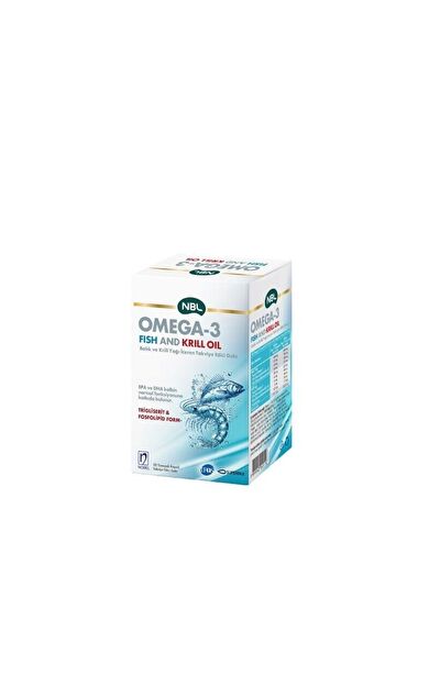 NBL Omega-3 Fish And Krill Oil 50 Kapsül
