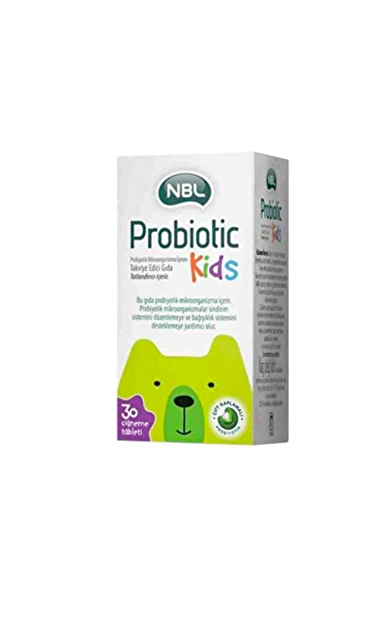 NBL Probiotic Kids 30 Çiğneme Tablet