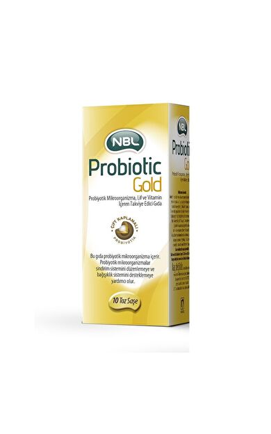 NBL Probiotic Gold Çift Kaplamalı 10 Saşe