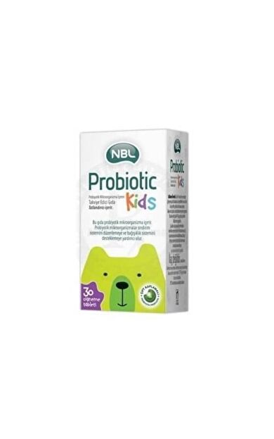 Nbl Probiotic Kids 30 Çiğneme Tableti