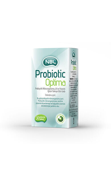 Nbl Probiotic Optima Takviye Edici Gıda 30 Tablet