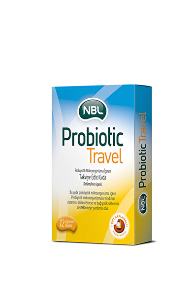 NBL Probiotic Travel 12 Çiğneme Tableti Gıda Takviyesi