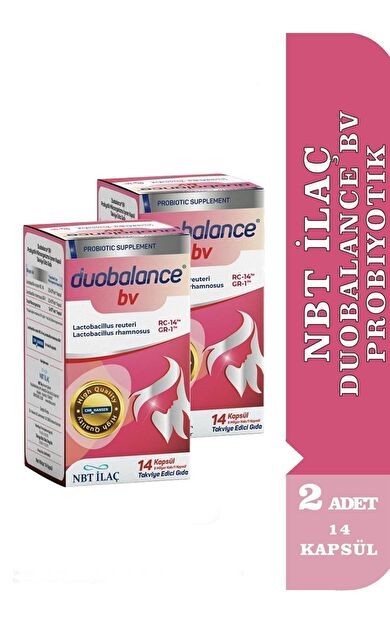 Nbt İlaç Duobalance Bv 14 Kapsül 2 Adet