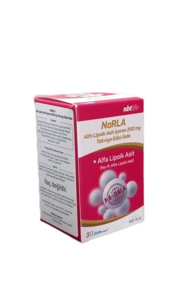 NBT Life Narla Alfa Lipoik Asit 30 Kapsül (Alpha Lipoic Acid)