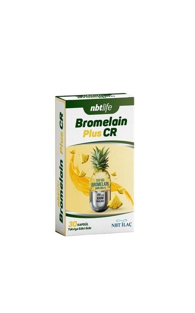 NbtLife Bromelain Plus CR 30 Kapsül