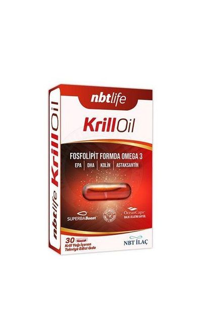 NBTLife Krill Oil Fosfolipit Formda Omega 3 30 Kapsül