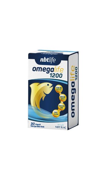 NBTLife Omegalife 1200 Kapsül 30 lu