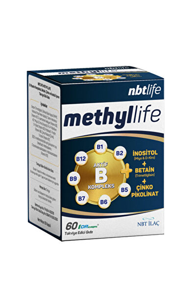 NBT İlaç Methllife Takviye Edici Gıda 60 Kapsül