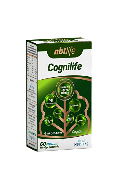 NBT Life Cognilife Takviye Edici Gıda 60 Kapsül