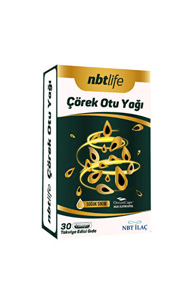Nbt Life Çörek Otu Yağı Takviye Edici Gıda 30 Kapsül