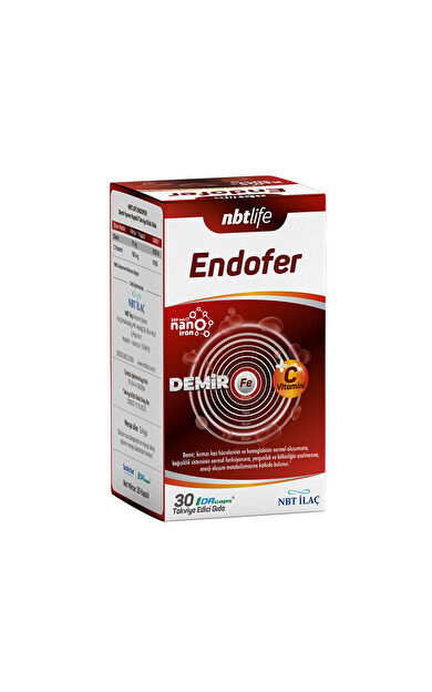 Nbt Life Endofer Takviye Edici Gıda 30 Kapsül