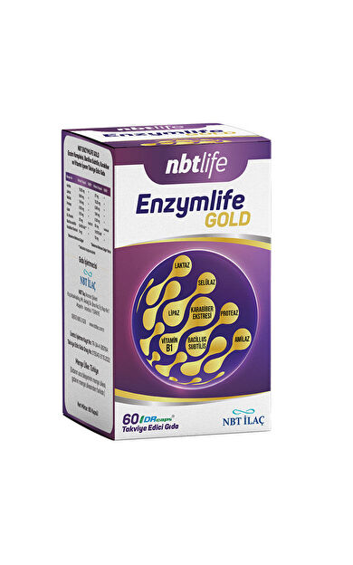 NBT Life Enzymlife Gold 60 Adet