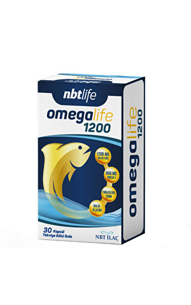 NBT Life Omegalife 1200 Omega 3 30 Kapsül