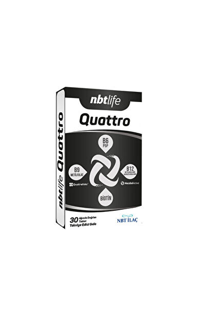 Nbt Life Quattro Takviye Edici Gıda 30 Tablet