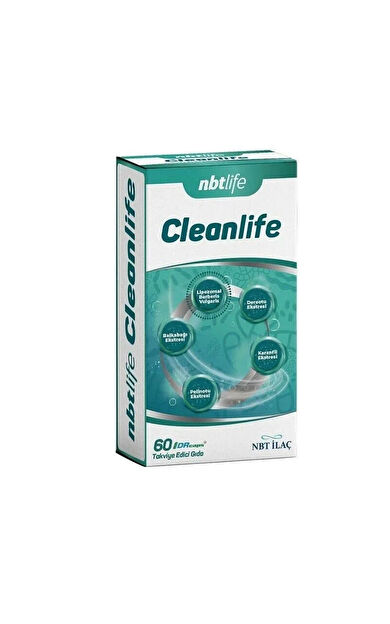 NbtLlife Cleanlife Takviye Edici Gıda 60 Kapsül