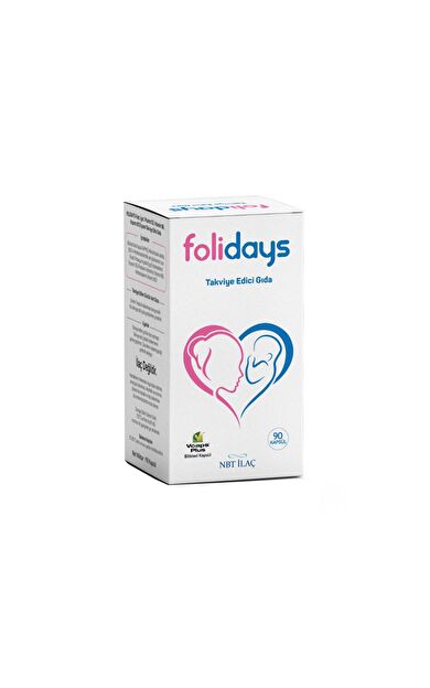 Nbt İlaç Folidays 90 Kapsül