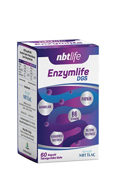 Nbt Life Enzymlife DGS 60 Kapsül