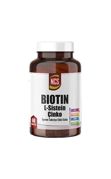 NCS Biotin L Sistein Çinko 60 Tablet
