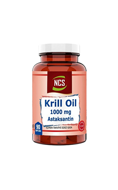 NCS Krill Oil 1000 Mg Astaksantin 2 Mg 90 Softgel