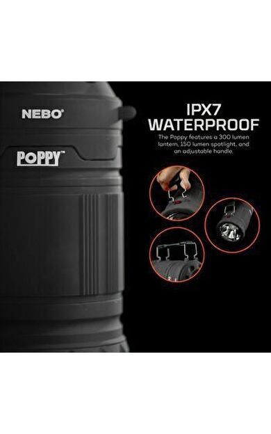 Nebo 6555 Poppy 300 Lümen Led Fener