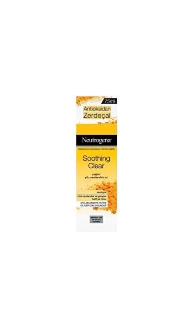 Neutrogena Soothing Clear Yağsız Yüz Nemlendirici - Zerdeçal 75 Ml