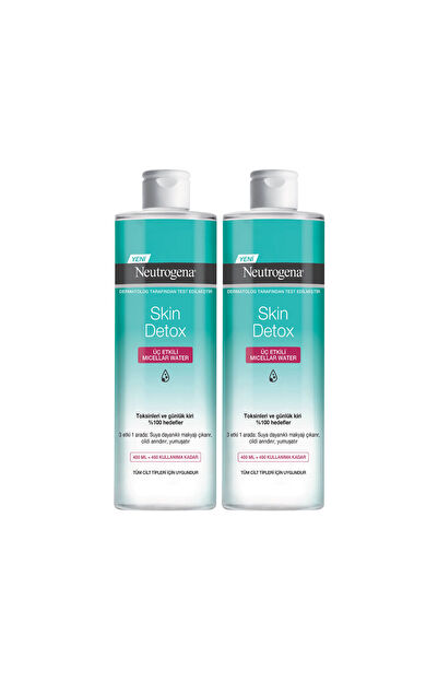 Neutrogena Skin Detox 3 Etkili Micellar Water 2'Li 400 ml