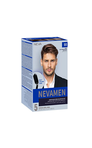 Neva Men Saç Boyası 5.0 Natural Kahve