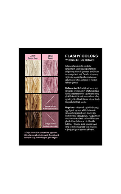 Neva Flashy Colors Set 100 Ml - Toz Pembe