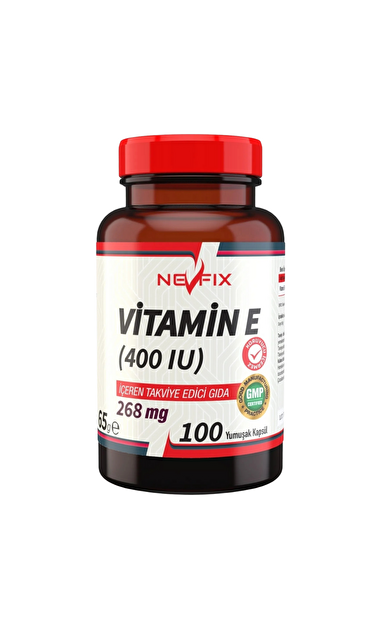 Nevfix Vitamin E 400 Iu (268 Mg) 100 Yumuşak Kapsül