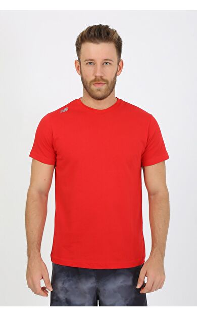 New Balance NBTM2113-CHR Pamuklu Erkek Tişört