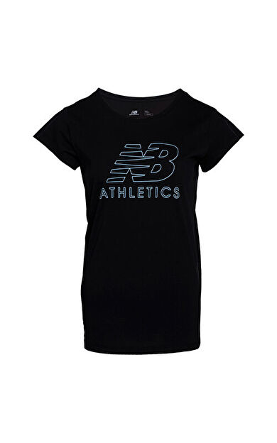 New Balance WPS003-BK Athletics Kadın Tişört