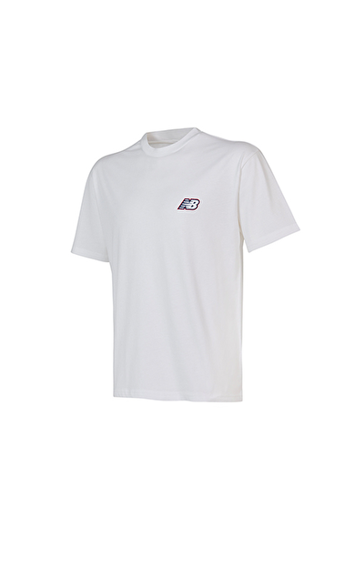 New Balance Lifestyle Erkek T-Shirt MNT1647-WT