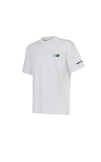 New Balance Lifestyle Erkek T-Shirt MNT1644-WT