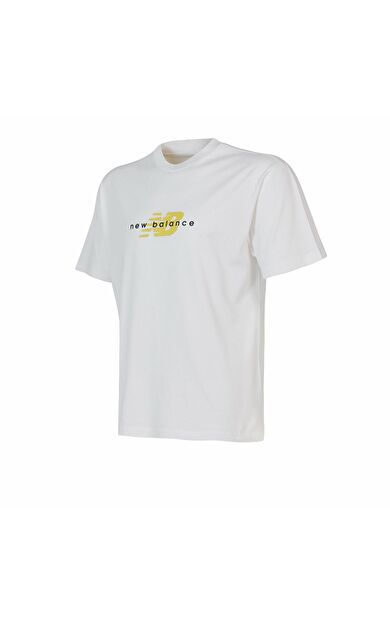 New Balance Lifestyle Erkek Tişört MNT1645-WT