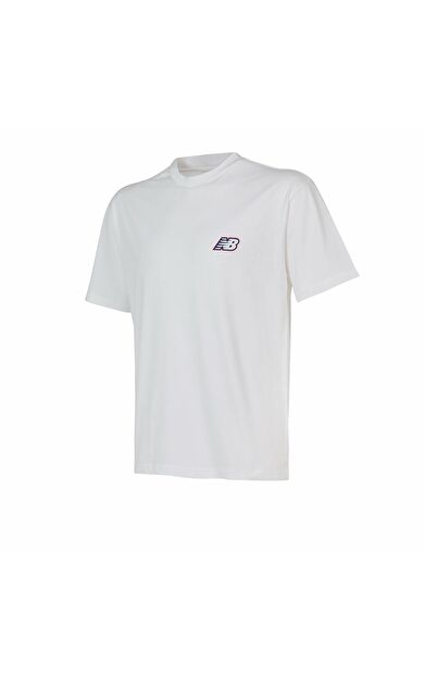 New Balance Lifestyle Erkek Tshirt MNT1647-WT