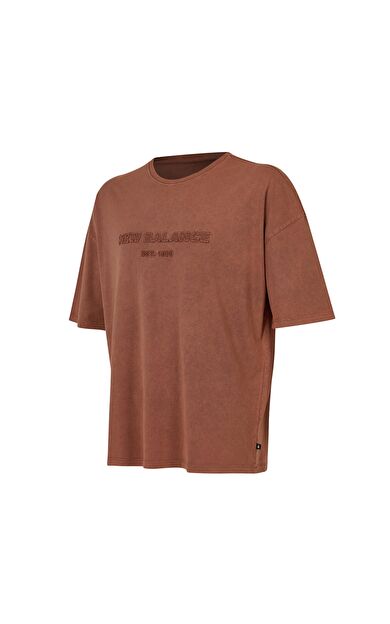 New Balance Mnt1622-Brw Erkek T-Shirt Kahve